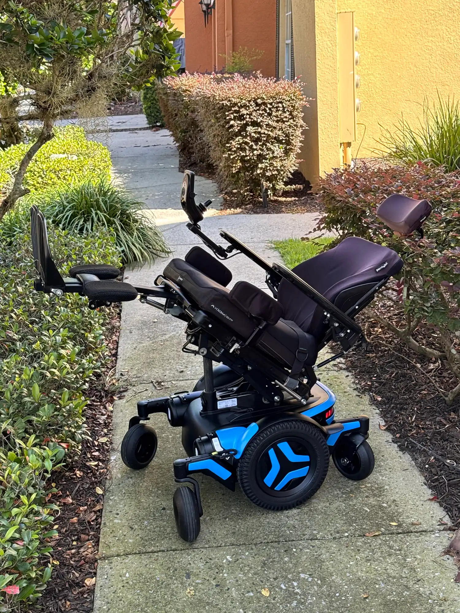 Used Permobil M3 full wheelchair view