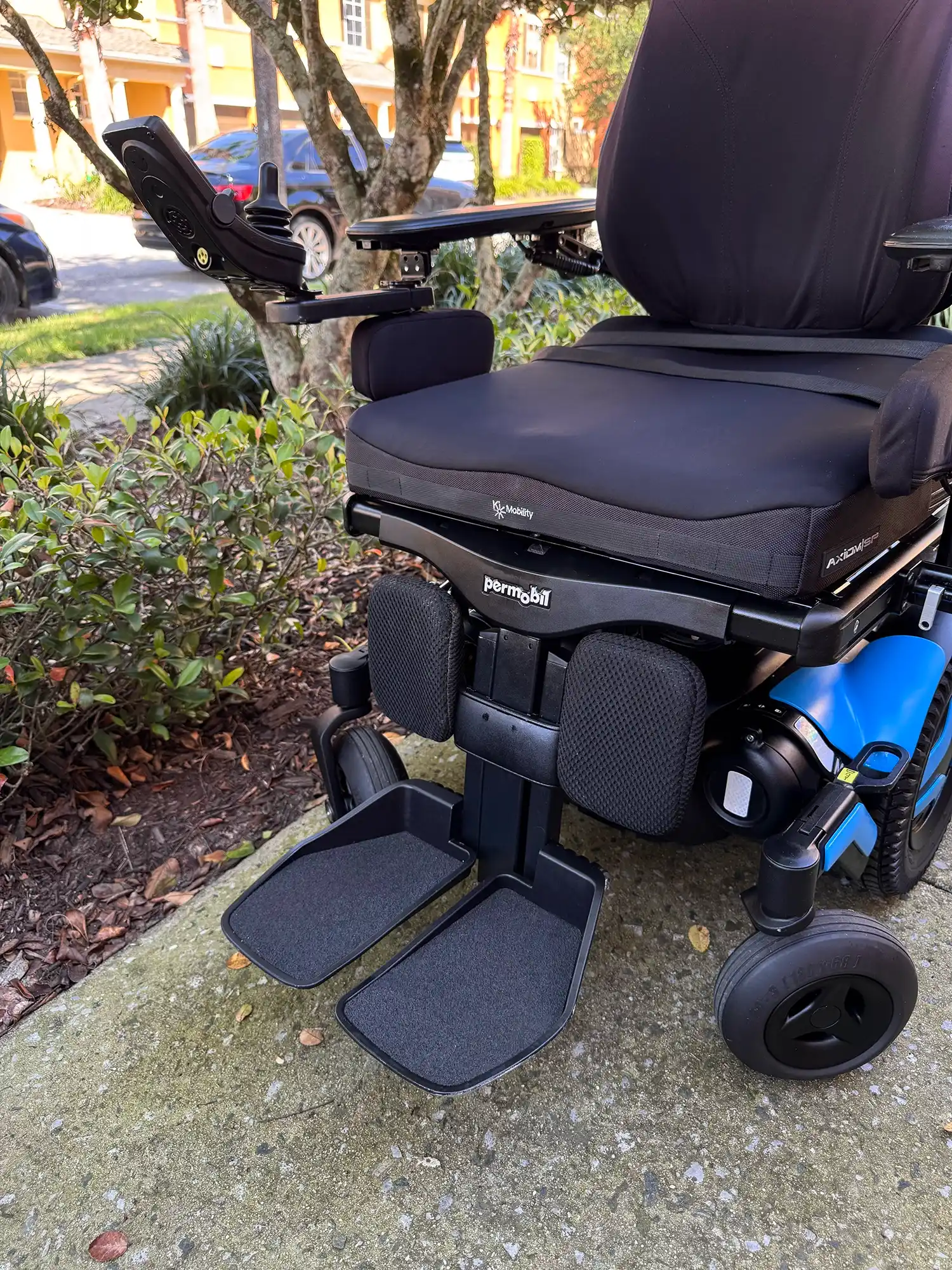 Used Permobil M3 power leg supports